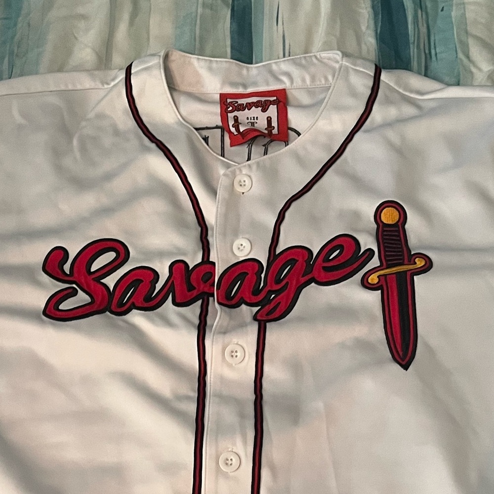 Savage mode two baseball jersey one of one